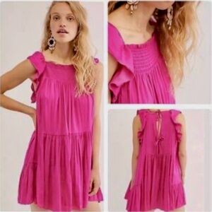 Free People Intimately Want Your Love Slip Dress in Deep Orchid
